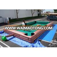 inflatable human billiards, football billiards, inflatable table snooker for sale